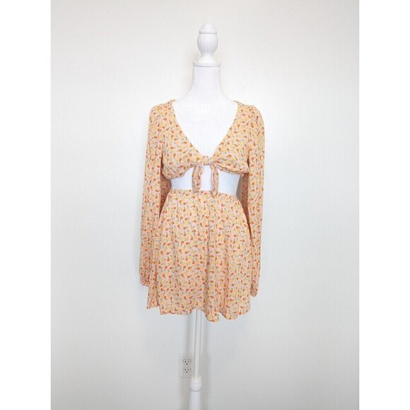 Dippin Daisys Marla Dress Womens S Pink Orange Lemon Mini NWT - Picture 1 of 11